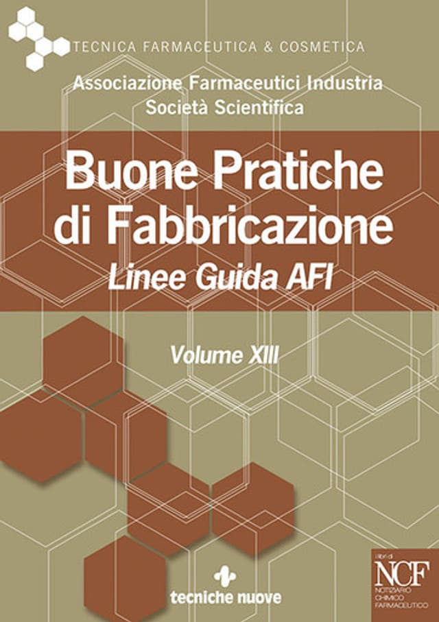 Buone Pratiche di Fabbricazione – Vol. XIII