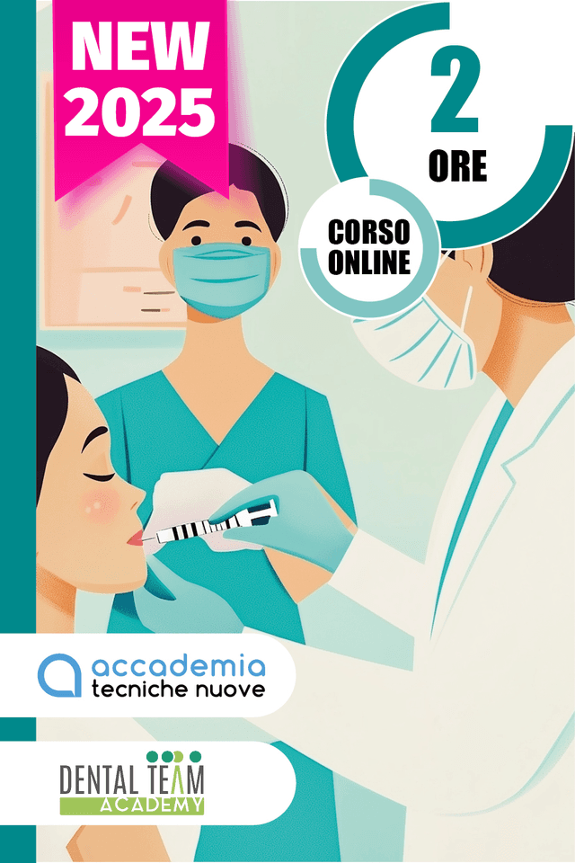 Assistenza nel trattamento estetico del viso in uno studio odontoiatrico