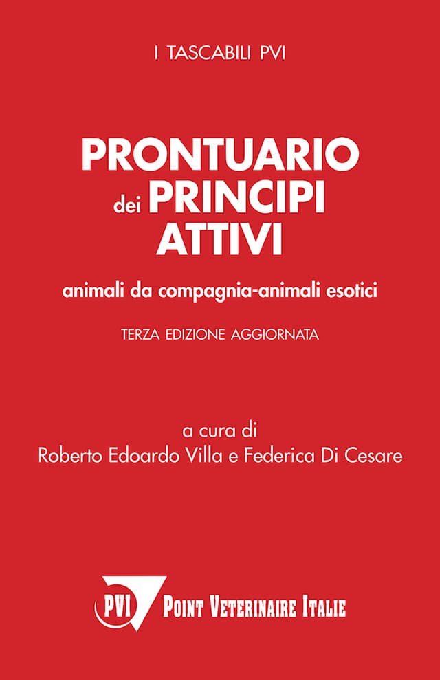 PRONTUARIO PRINCIPI ATTIVI ANIMALI DA COMPAGNIA E ANIMALI ESOTICI III ED