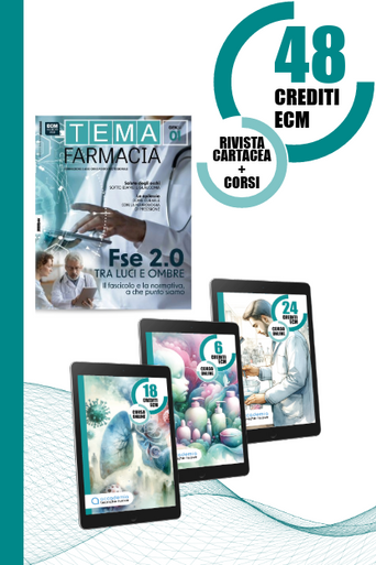 Immagine copertina Tema Farmacia Cartaceo Promo 48 ECM 2024